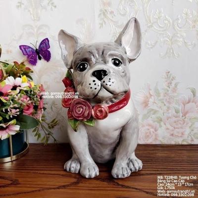 TƯỢNG CHÓ BẰNG SỨ CAO CẤP